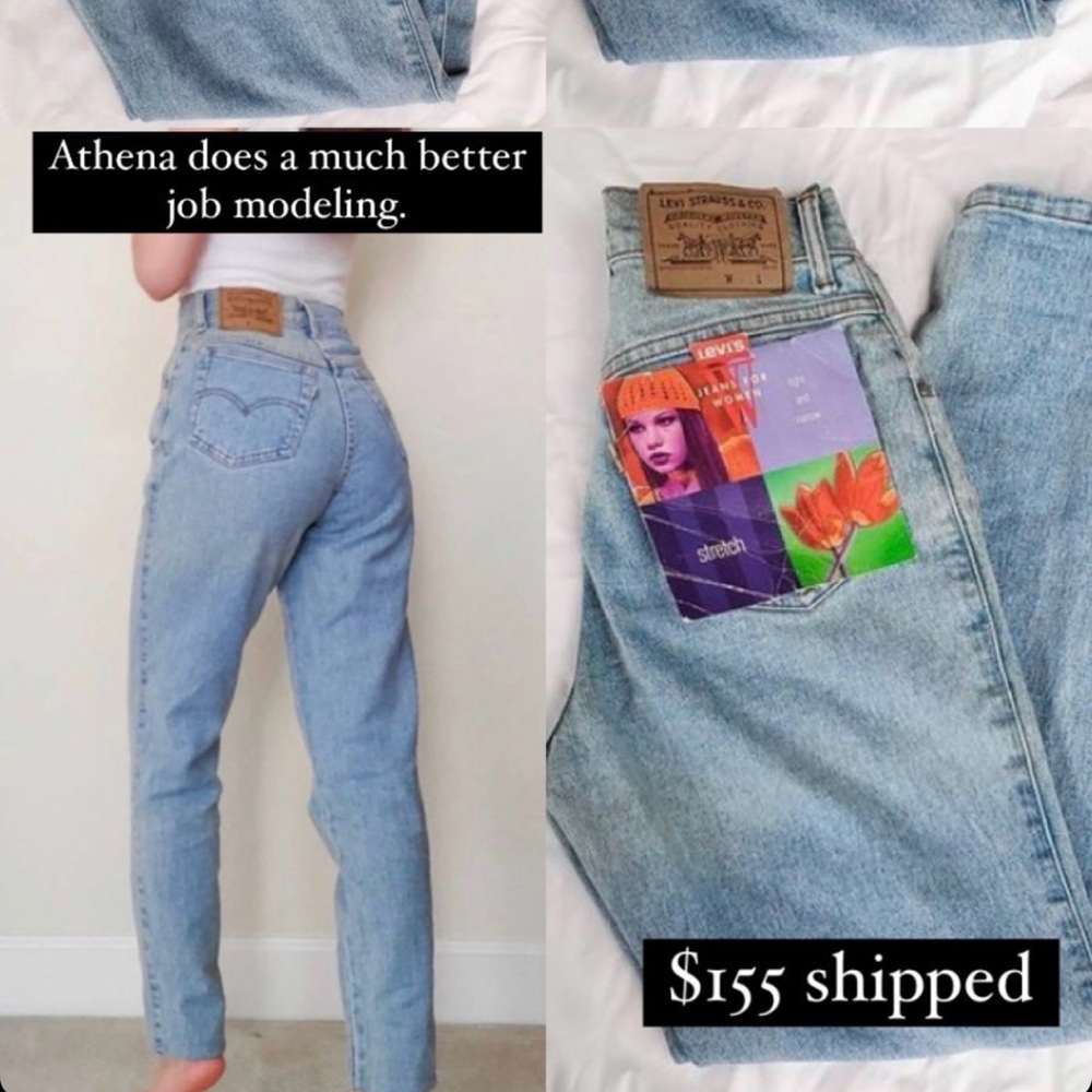 Vintage Levi’s straight leg jeans